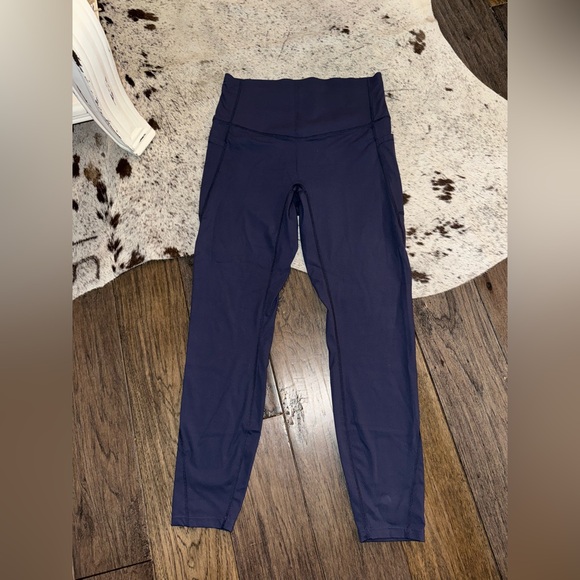 48. Halara SoCinched 7/8 Legging in Mood Indigo - Picture 3 of 3